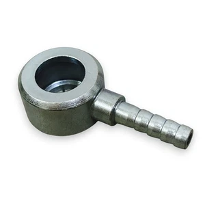 Made Of Steel M14 14mm to 1/4" (6.3mm) Barb Banjo Adapter Fitting  - Picture 1 of 5