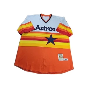 RARE! 1980 Authentic Houston Astros MLB Mitchell & Ness J.R. RICHARD Jersey  3XL - Picture 1 of 13