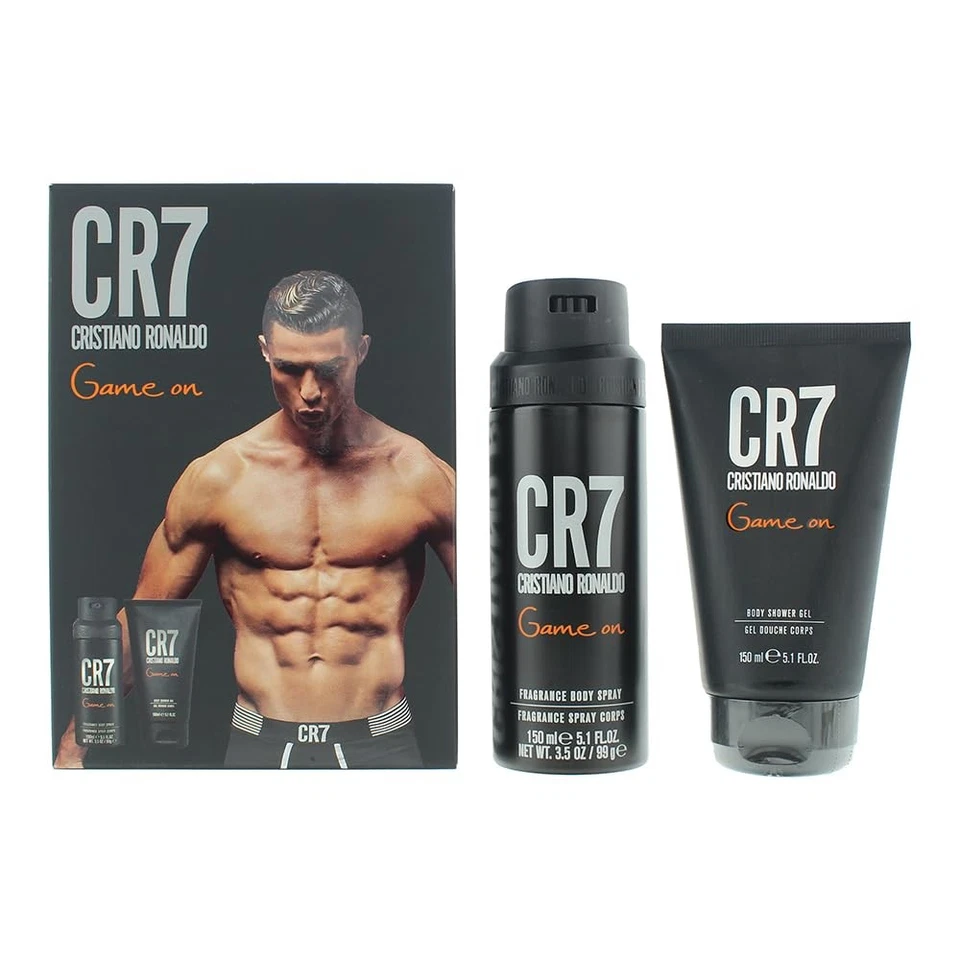 CRISTIANO RONALDO Cr7 Game On 2 Piece Gift Set Shower Gel 150ml - Body Spray 15