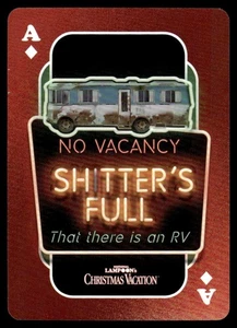 National Lampoon's Christmas Vacation Wohnmobil Satz Spielkarte ACE DIAMONDS - Bild 1 von 2