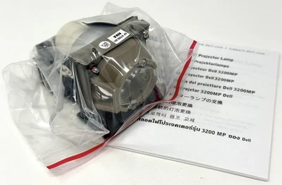 Lámpara/bombilla para proyector Dell 3200 MP con carcasa 08W621 - ¡NUEVO FABRICANTE DE EQUIPOS ORIGINALES! (también Acer Optoma) Foto 1 de 3