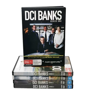 DCI Banks: Complete Series Set 1-5 Seasons 1,2,3,4,5 DVD Region 4 Free Postage - Foto 1 di 8
