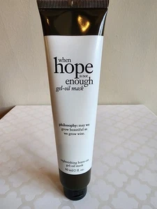 FILOSOFÍA CUANDO LA ESPERANZA NO ES SUFICIENTE MÁSCARA GEL-ACEITE NUEVA SELLADA 2 FL OZ REPOSICIÓN - Imagen 1 de 4