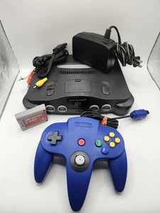 Nintendo 64 N64 OEM Konsole Komplett Bundle mit Kabeln Controller getestet NUS-001  - Bild 1 von 22