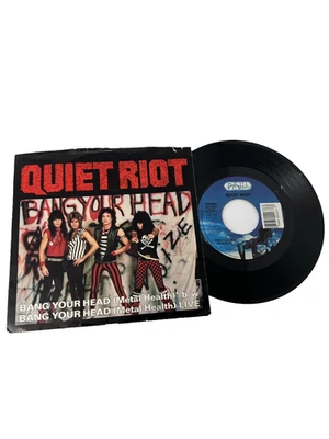 QUIET RIOT-BANG YOUR HEAD (METAL HEATH) 1983 PASHA RECORD 7" 45 w/PS - Image 1 of 4