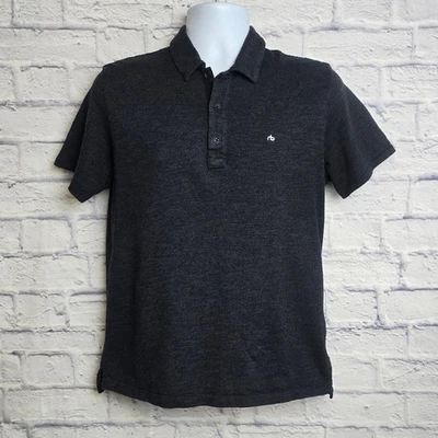 Мужская черная рубашка-поло rag &bone средний стандартный выпуск  - Изображение 1 из 4