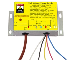 AHV24VN6KV3MAW High Voltage DC-DC Power Supply 24V Input -6kV 3mA Output - Picture 1 of 2