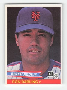 1984 Donruss #NNO Ron Darling RC Near Mint or Better - Picture 1 of 2