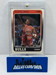 1987-88 Fleer #20 Scottie Pippen Rookie Card - Picture 1 of 2