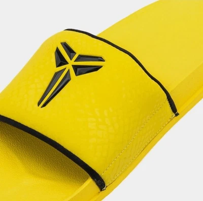 Nike Kobe Offcourt Slides Amarillo Relámpago/Negro IF2870-700 Talla Hombre’s 10 NUEVO Foto 1 de 4