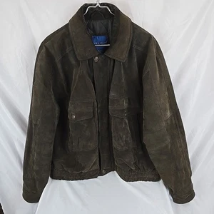 Vintage TownCraft Echtleder Bomberjacke Mantel Herren Gr. XXL Stepp gefüttert - Bild 1 von 11