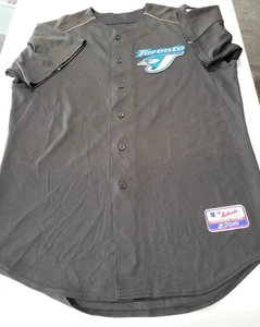 Camiseta deportiva majestuosa negra emitida por el equipo Toronto Blue Jays #15 juego BP MLB usada  - Imagen 1 de 6