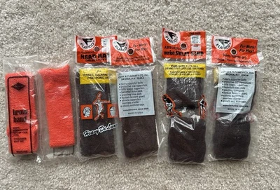 Flarico Sports Headband Wrist Brand Brow Band Lot Of 6 Vintage Collectible - Image 1 of 4