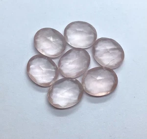 Natural Rose Quartz Oval Cut AAA Loose Gemstone For Assorted All Type Jewelry - Picture 1 of 8