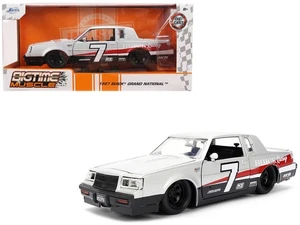 1/24 Jada Bigtime Muscle 1987 Buick Grand National #7 Silver / Black 36460 - Picture 1 of 5