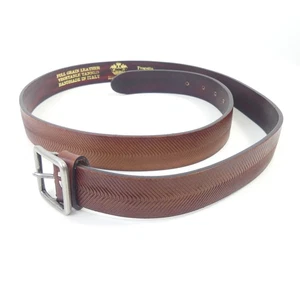 BLUE DE GENES Gürtel Belt Herren Leder Leather Braun Gr. XL105 - Bild 1 von 4