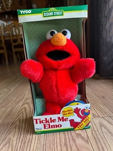 VINTAGE 1996 TICKLE ME ELMO SESAMSTRASSE VON TYCO BRANDNEU IN BOX!! - Bild 1 von 5