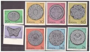 HUNGARY 1964 - LACE WORKS IMPERFORATED SET MNH ** - Imagen 1 de 1