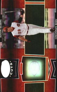 2004 Leaf Certified Cuts Marble Red Reds Baseball Card #59 Austin Kearns /100