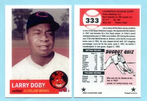 1953 Year Style Custom Collector Card - #333 Larry Doby - Cleveland Indians - Picture 1 of 1