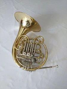 Funion Professional 4Key Double French Horn Kit F/Bb Key Bell& Body Brass Body - Bild 1 von 4