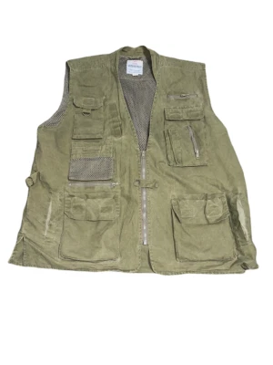 Colete Masculino Rothco Deluxe Safari Outback - Verde Vivo (Tamanho: XL) - Imagem 1 de 3