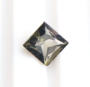 Piedras sueltas corte turmalina gris natural 6x6 mm corte cuadrado 1,25 quilates corte turmalina - Imagen 1 de 8