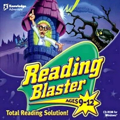 Reading Blasters Age 9 - 12 Build Comprehension Skills PC Software Sealed New - Image 1 of 4