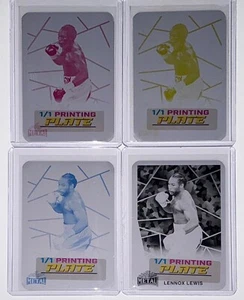 2024 Leaf Collective Lennox Lewis 1990 Metal A Printing Plate 1/1 Set Lot - Picture 1 of 1