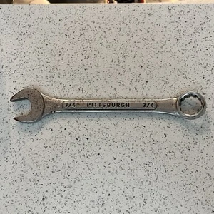 Pittsburgh Chrom Vanadium Kombination Standard 3/4 Zoll Schraubenschlüssel 12 Punkt gebraucht. - Bild 1 von 3