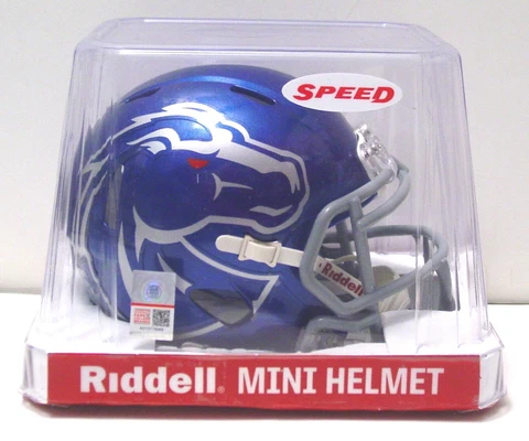 Boise State St Broncos - Riddell Speed Mini Helmet - FREE SHIPPING Cover