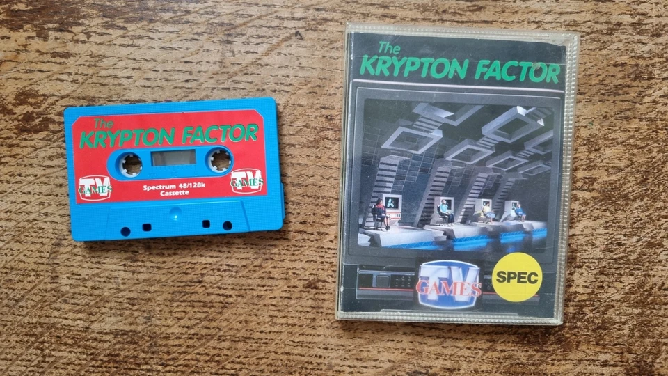 SINCLAIR ZX SPECTRUM - THE KRYPTON FACTOR #BG3 TV GAMES - Image 1 of 1
