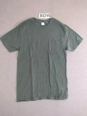 Hanes Youth Boys Comfort Blend T Shirt Color Green Size L - Image 1 of 4
