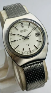 Orologio Vintage Seiko Electronic EL-370 Cassa Ammortizzata 3702-7000 Uomo Quarzo - Foto 1 di 8