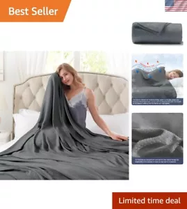 Breathable Rayon Cooling Blanket - 79x91 - Perfect for Summer Adventures - Picture 1 of 8