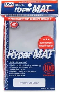 Sleeves: Full Size Hyper Matte Clear (100) USA Pack - Picture 1 of 1