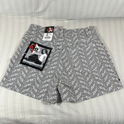 Pantalones Cortos Denim Vintage No Boundaries Para Mujer Talla 9/10 Negro Blanco Flores Nuevos con Etiquetas U1 Foto 1 de 4