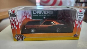 M2 Machines Auto- Drivers 1971 Plymouth HEMI Cuda 10-15 en naranja - Imagen 1 de 6