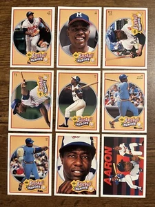 1991 Upper Deck Hank Aaron Baseball Heroes 10 Card Set W/ Header Braves - Picture 1 of 2