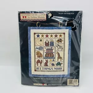 Dimensions Debbie Mumm All Things Noah Counted Cross Stitch 9 x 11 - Bild 1 von 4