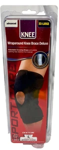 MLR Wraparound Knee Brace Deluxe Black 2X-Large NIP! - Picture 1 of 7