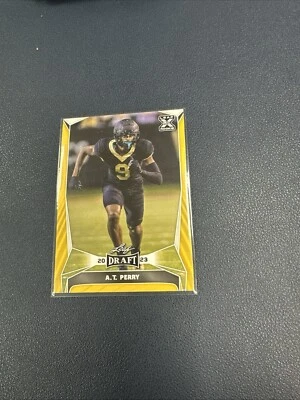 2023 Leaf Draft - Gold #39 A.T. Perry (RC) - Image 1 of 2