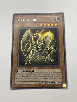 Yu-Gi-Oh Card - TAEV-EN022 - GRASSCHOPPER (rare) - NM - 1st Edition - Image 1 of 2