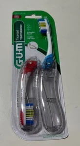 SUNSTAR GUM Travel Foldable Toothbrush Soft Tongue Cleaner NEW - Picture 1 of 2