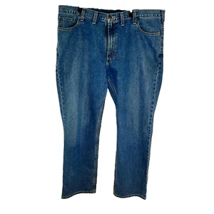 Carhartt Jeans Men’s Relaxed Fit Casual Blue  44x32  MEASURES 45W - Afbeelding 1 van 3