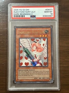 Yugioh Injection Fairy Lily DB2-EN171 Ultra Rare PSA 10 - POP 8 !!! - Bild 1 von 2