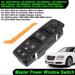 Master Power Window Switch for 2015 2016 2017 Chrysler 200 C S 4-Door 11 Pin - Bild 1 von 15