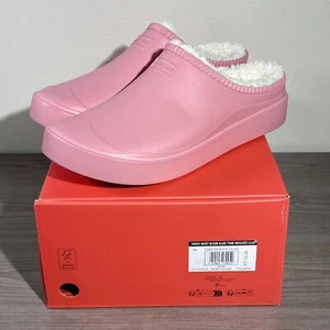 Hunter Women's In/Out Bloom Algae Foam Pink Insulated Clogs Slippers New Size 12 - Picture 1 of 10