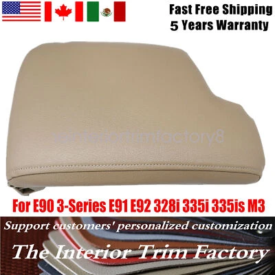 Reposabrazos consola central para BMW E90 E91 E92 328i 335i 2005-2012 con plástico beige Foto 1 de 4