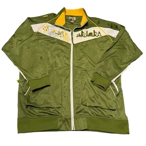 Akademiks Men's Full Zip Track Jacket Green Y2K - Size 3XL - Picture 1 of 7
